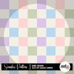 Pastel Checker Seamless | Repeating Pattern | February 26