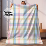 Pastel Plaid Seamless | Repeating Pattern | February 26