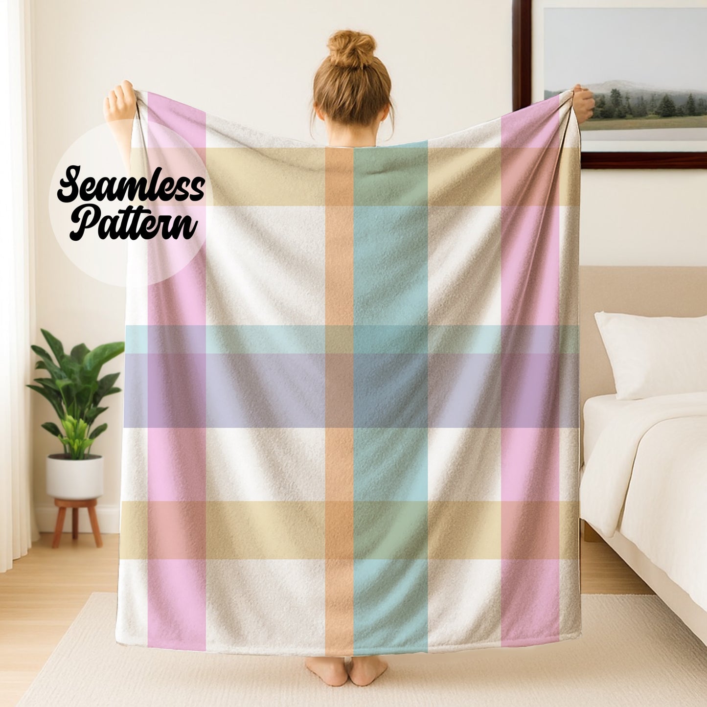 Spring Plaid Seamless | Repeating Pattern | February 26