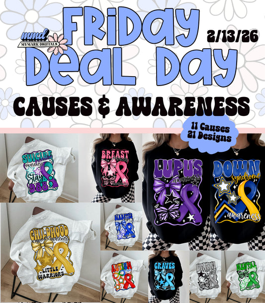 AWARENESS COMPLETE BUNDLE | 21 Digitals - 11 Causes | 2/13/26