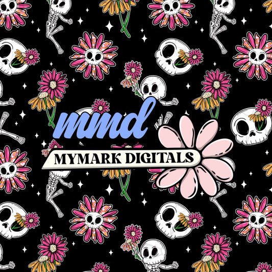 Spooky Spring Seamless | Repeating Pattern | February 26