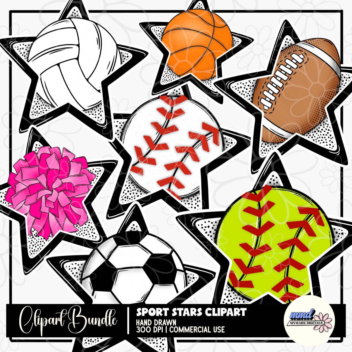 Sport Stars Clipart | FEB CLIPART 26