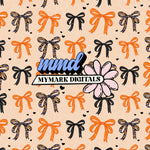 Buffalo Lacrosse Bow Seamless | Repeating Pattern