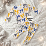 Buffalo Hockey Bow Seamless | Repeating Pattern