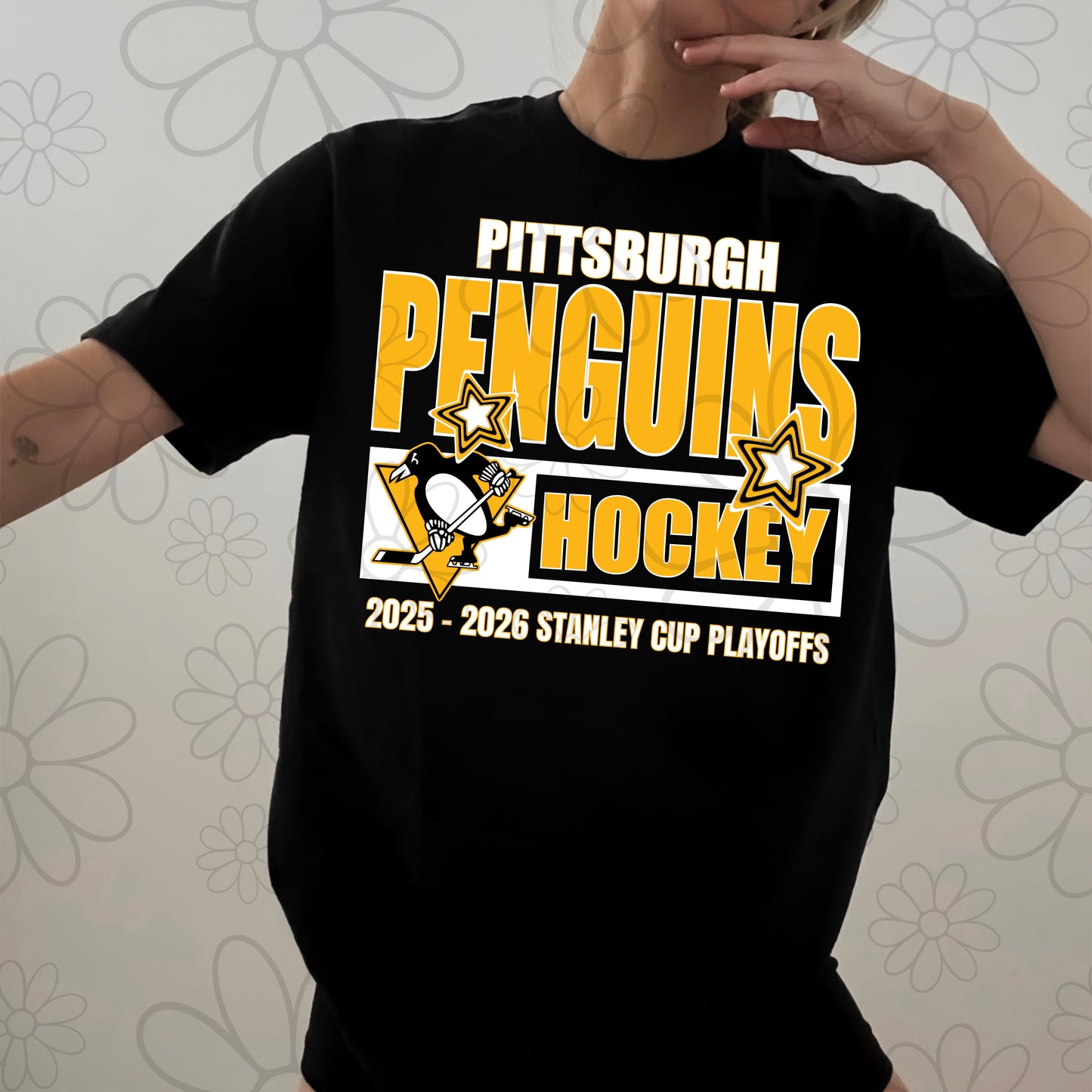 Pittsburgh Hockey 25’ 26’ Playoffs | PNG |