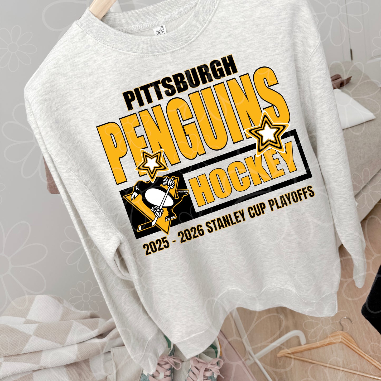 Pittsburgh Hockey 25’ 26’ Playoffs | PNG |
