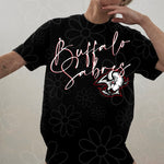 Cursive Retro Buffalo Hockey | PNG |