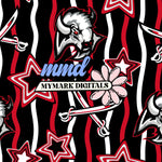 Buffalo Hockey Retro Wavy Line Seamless | Repeating Pattern