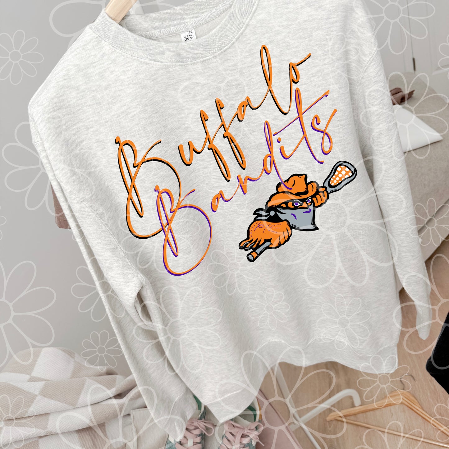 Cursive Buffalo Lacrosse | PNG |