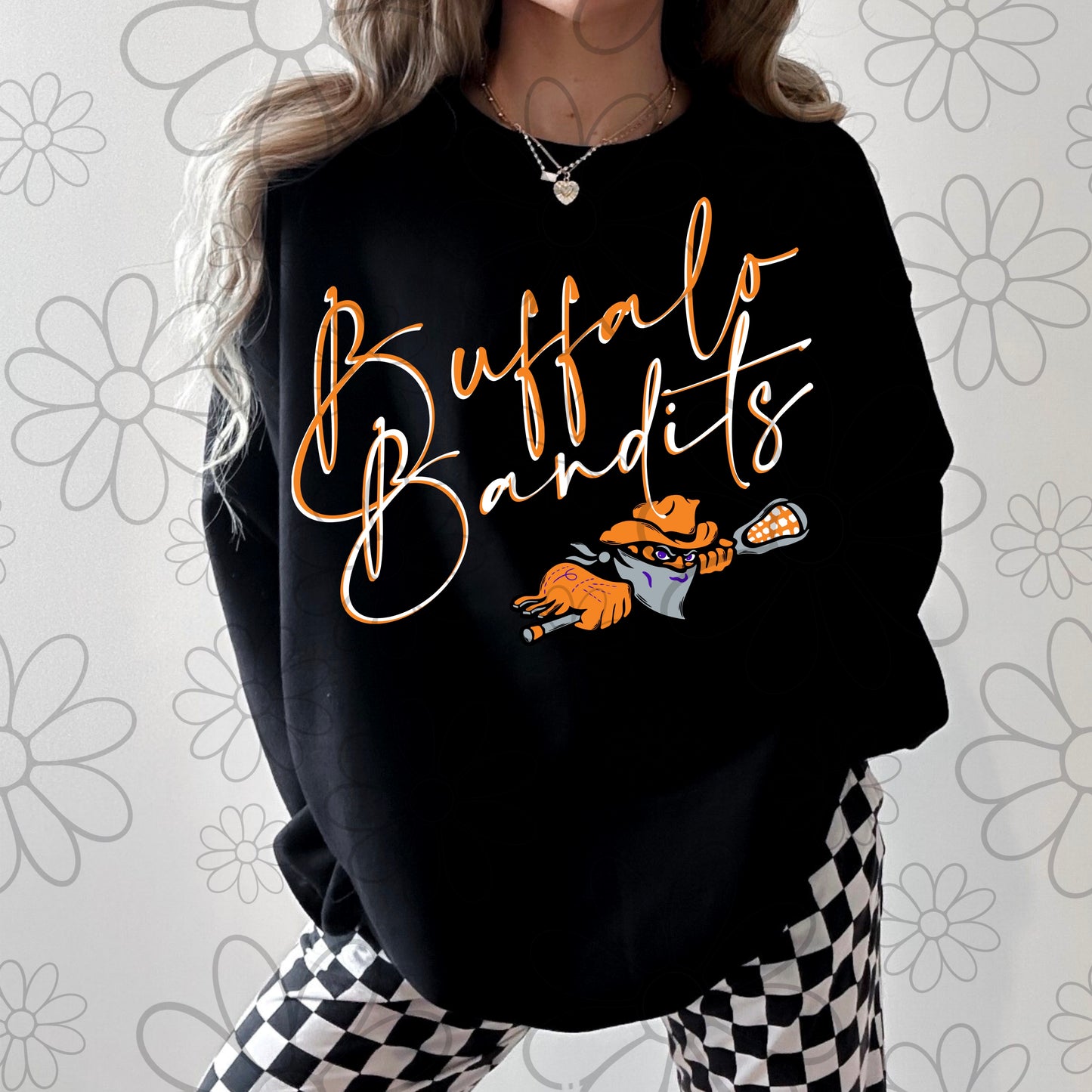 Cursive Buffalo Lacrosse | PNG |