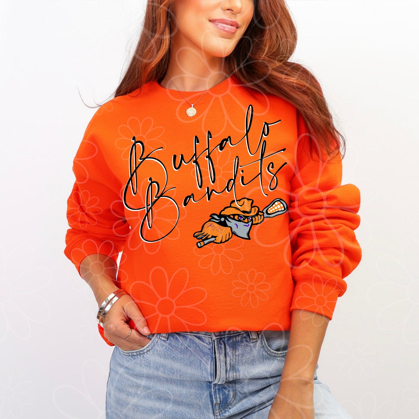 Cursive Buffalo Lacrosse | PNG |