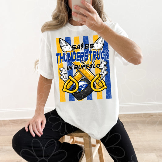 Thunder Stripes Buffalo Hockey | PNG | Volume 2