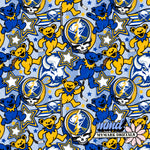 Buffalo Hockey Chaotic Grateful Seamless | Repeating Pattern