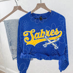 Retro Word Buffalo Hockey | PNG |