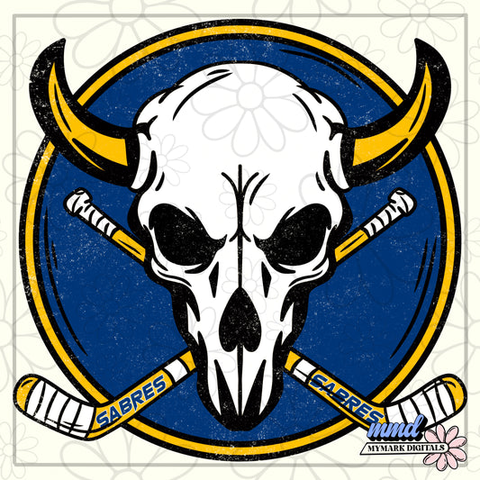 Buffalo Hockey Skull | PNG |