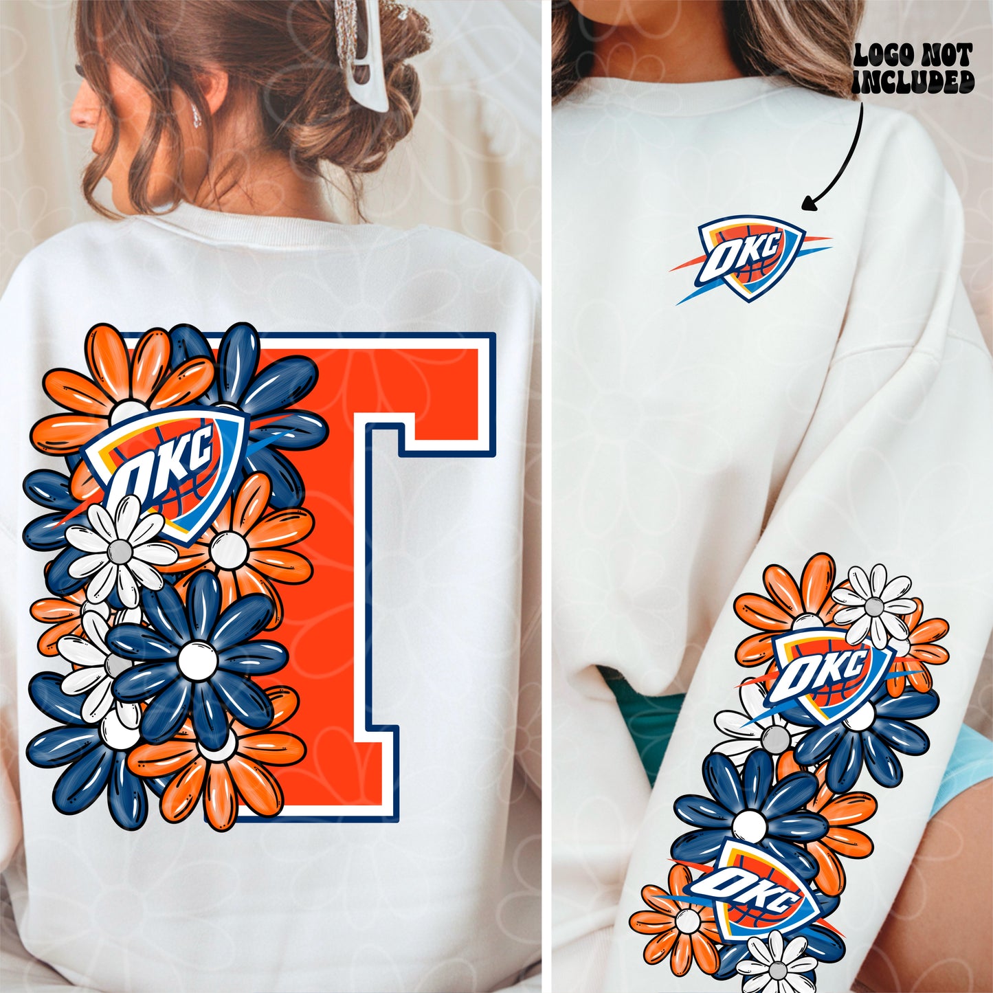 Thunder Varsity  -  Half Floral