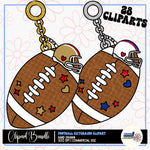 Football Keychains Clipart