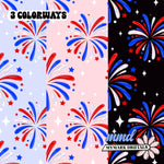 Fireworks Seamless | Repeating Pattern