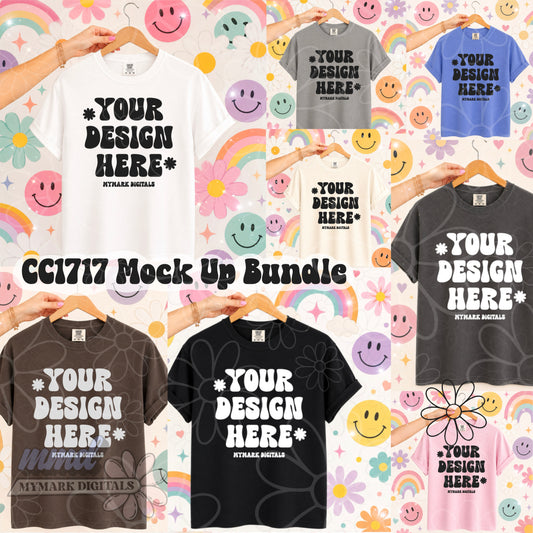 Bundle | Comfort Colors 1717 Shirt Mockup | CC1717 | Trendy Mockups | Summer Mockups | 8 Mocks
