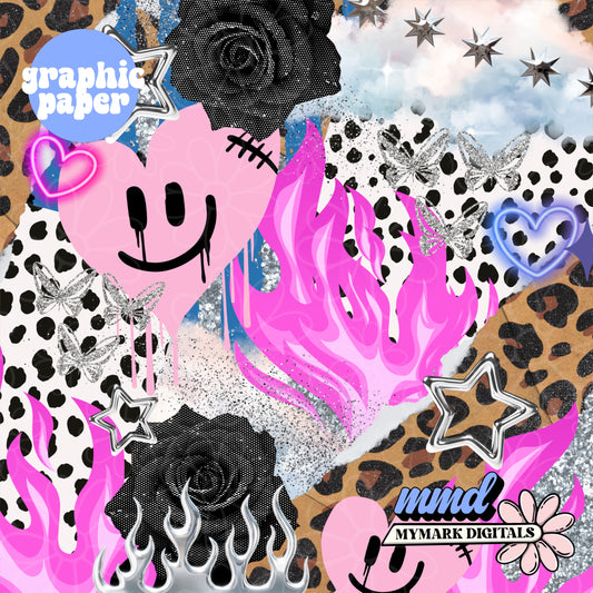 Happy Days Graphic Paper | NOT SEAMLESS