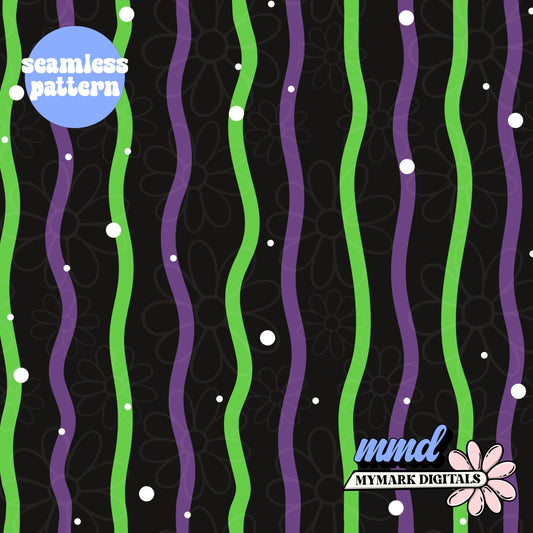 Wavy Witches Brew Seamless | Repeating Pattern  | July 2026