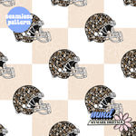 Glitter Football Checker Seamless | Repeating Pattern  | July 2026