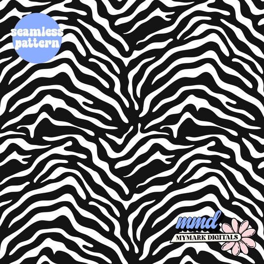 Classic Zebra Stripes Seamless
