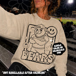 Bears Mascot Frame | Single Color | Colorable - NOT for RESALE as DIGITAL | PNG