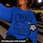 Buffalo Mascot Frame | Single Color | Colorable - NOT for RESALE as DIGITAL | PNG