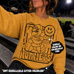 Hornets Mascot Frame | Single Color | Colorable - NOT for RESALE as DIGITAL | PNG