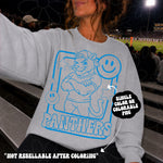 Panthers Mascot Frame | Single Color | Colorable - NOT for RESALE as DIGITAL | PNG
