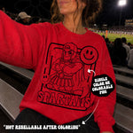 Spartans Mascot Frame | Single Color | Colorable - NOT for RESALE as DIGITAL | PNG