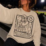 Warriors Mascot Frame | Single Color | Colorable - NOT for RESALE as DIGITAL | PNG
