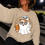 Football Car-heart Ghost **MULTIPLE TEAMS AVAILABLE**