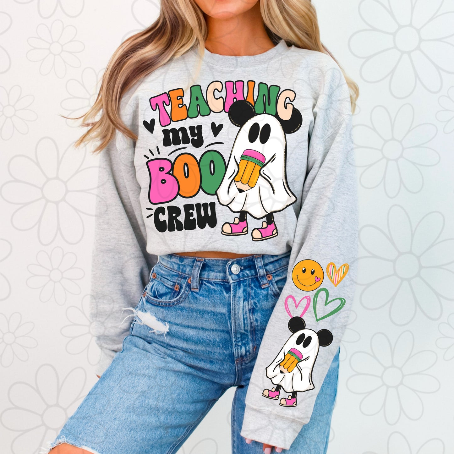 Teaching My Boo Crew Sleeve PNG ⭐️NO CODES⭐️