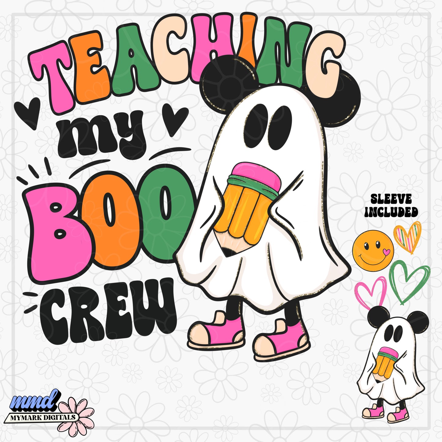 Teaching My Boo Crew Sleeve PNG ⭐️NO CODES⭐️