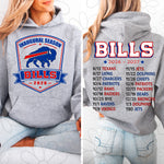 SEMI EXCLUSIVE - NO PRINTERS -| Buffalo Football Inaugural Schedule | FRONT & BACK | 4 PNGs