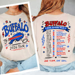 Sketchy Buffalo Football 2026 Tour | FRONT & BACK | | PNG