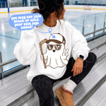Hockey Car-heart Ghost | Optional Add-A-LOGO