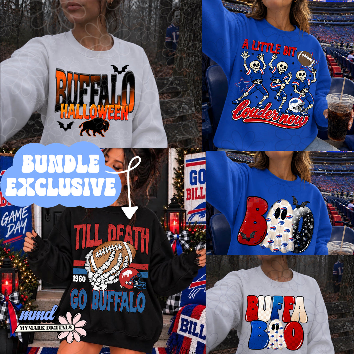 Buffalo Bundle 9/27 | PNG | LIMITED - Exclusive Design Included + FREE BLANK MOCKUP