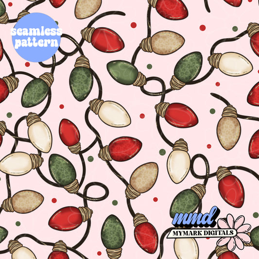 Cheetah Lights Christmas Seamless | Repeating Pattern Oct 2026