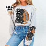Salute Half Floral Football with Sleeves PNG | ADD A LOGO Oct 2026
