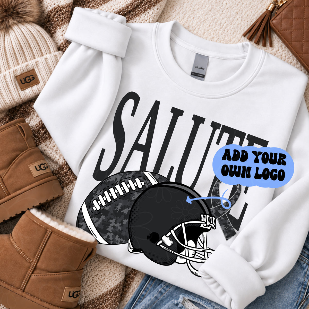 Salute Football PNG | ADD A LOGO Oct 2026