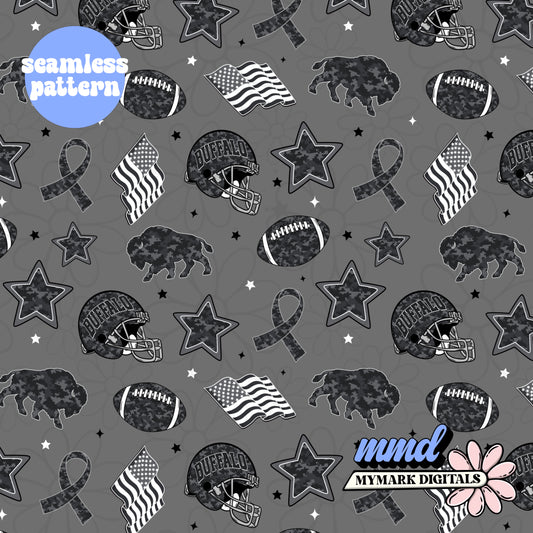 Buffalo STS Seamless | Repeating Pattern