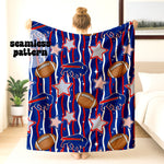 Buffalo Wavy Lines Seamless | Repeating Pattern