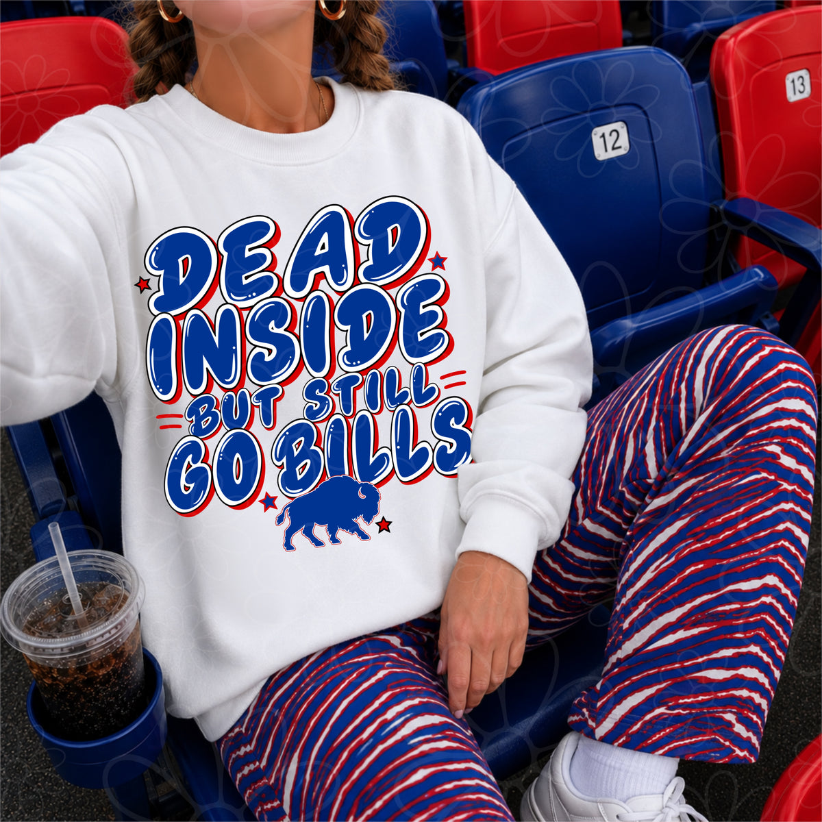 Dead Inside But Still Go Buffalo PNG | Oct 26