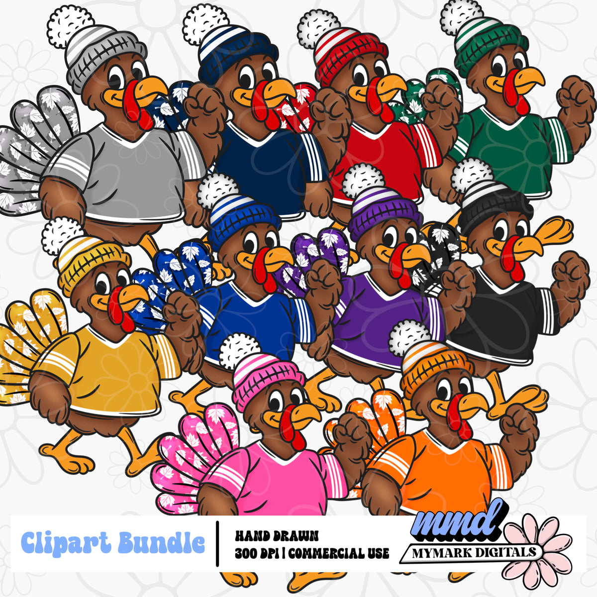 Sport Turkeys Clipart