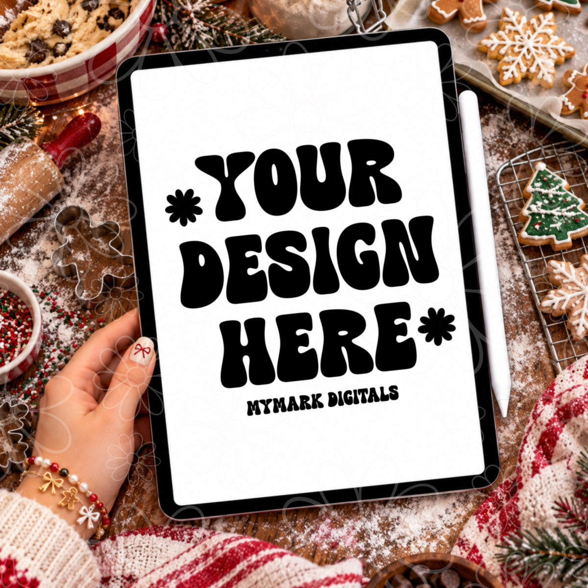Christmas Baking iPad Mock Up