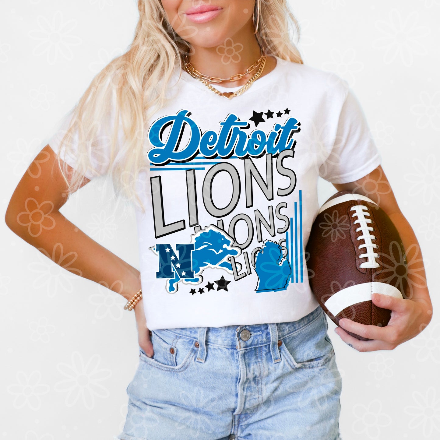 DETROIT (2) Football FULL  - Bundle