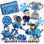 Reindeer Games CLIPART | October Clipart 25’